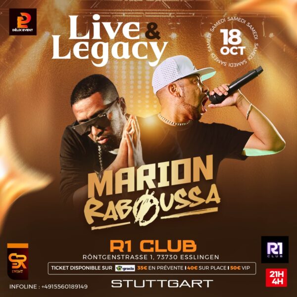 STUTTGART : LIVE & LEGACY - MARION / RABOUSSA