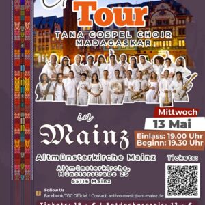 [MAINZ] : Grace Tour 2026 – Tana Gospel Choir (TGC Madagaskar)